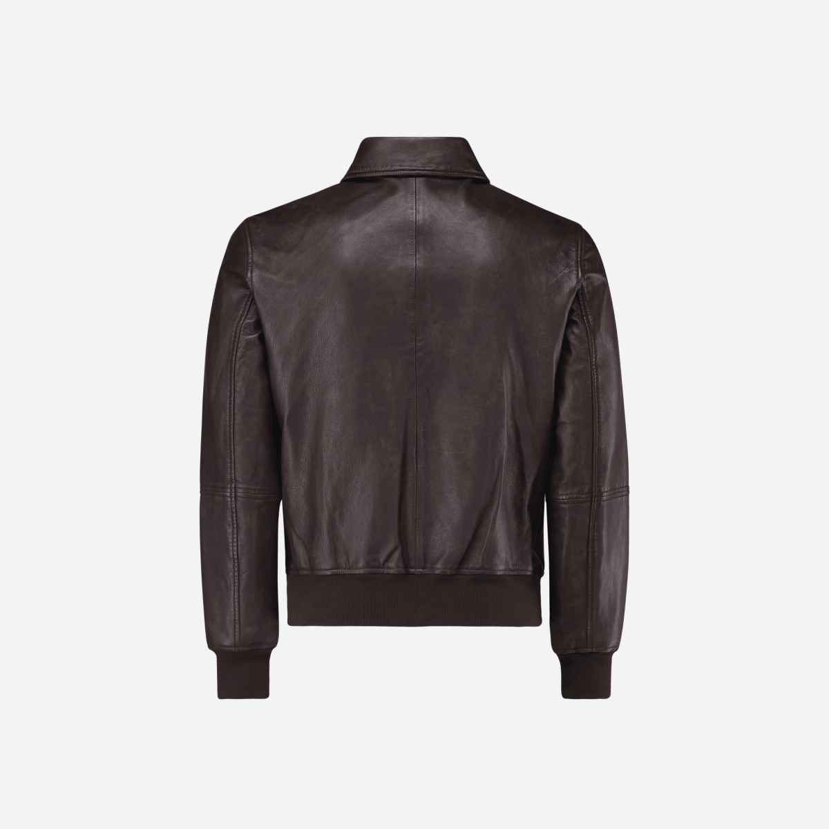 Harry black men's leather jacket by Jekyll & Hide - stitching detail