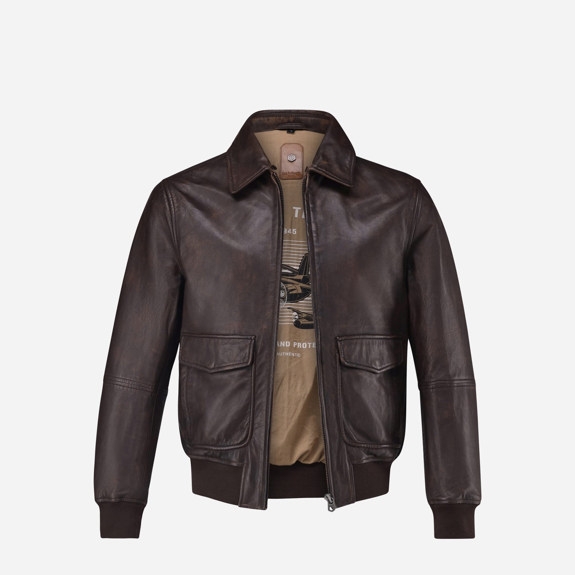 Harry Men's Leather Bomber Jacket | Jekyll & Hide SA