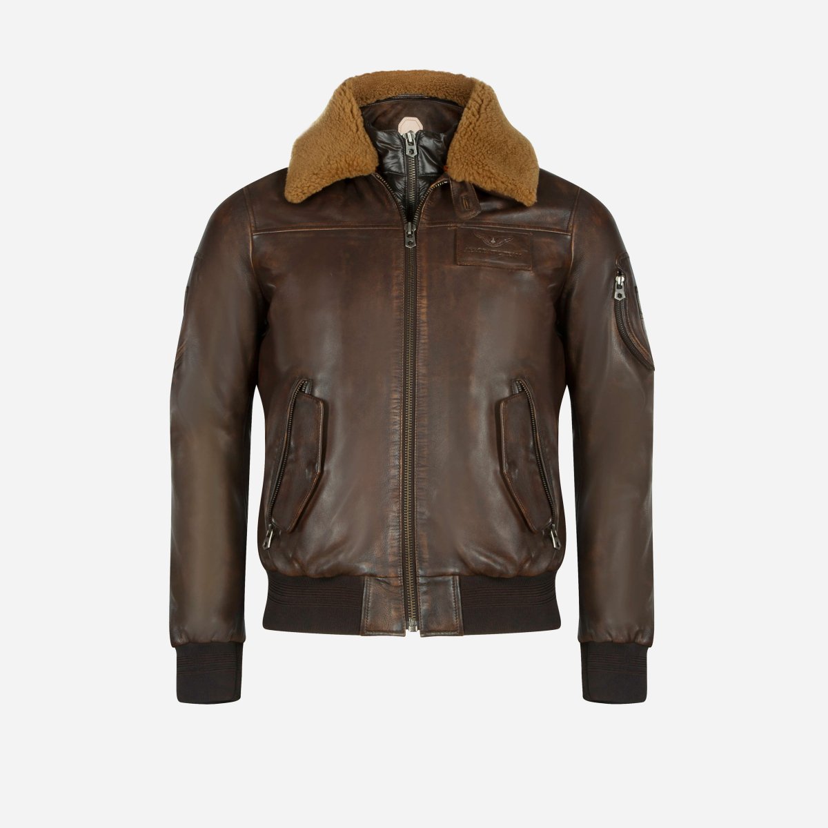 Maverick black men's leather jacket by Jekyll & Hide - product image 13