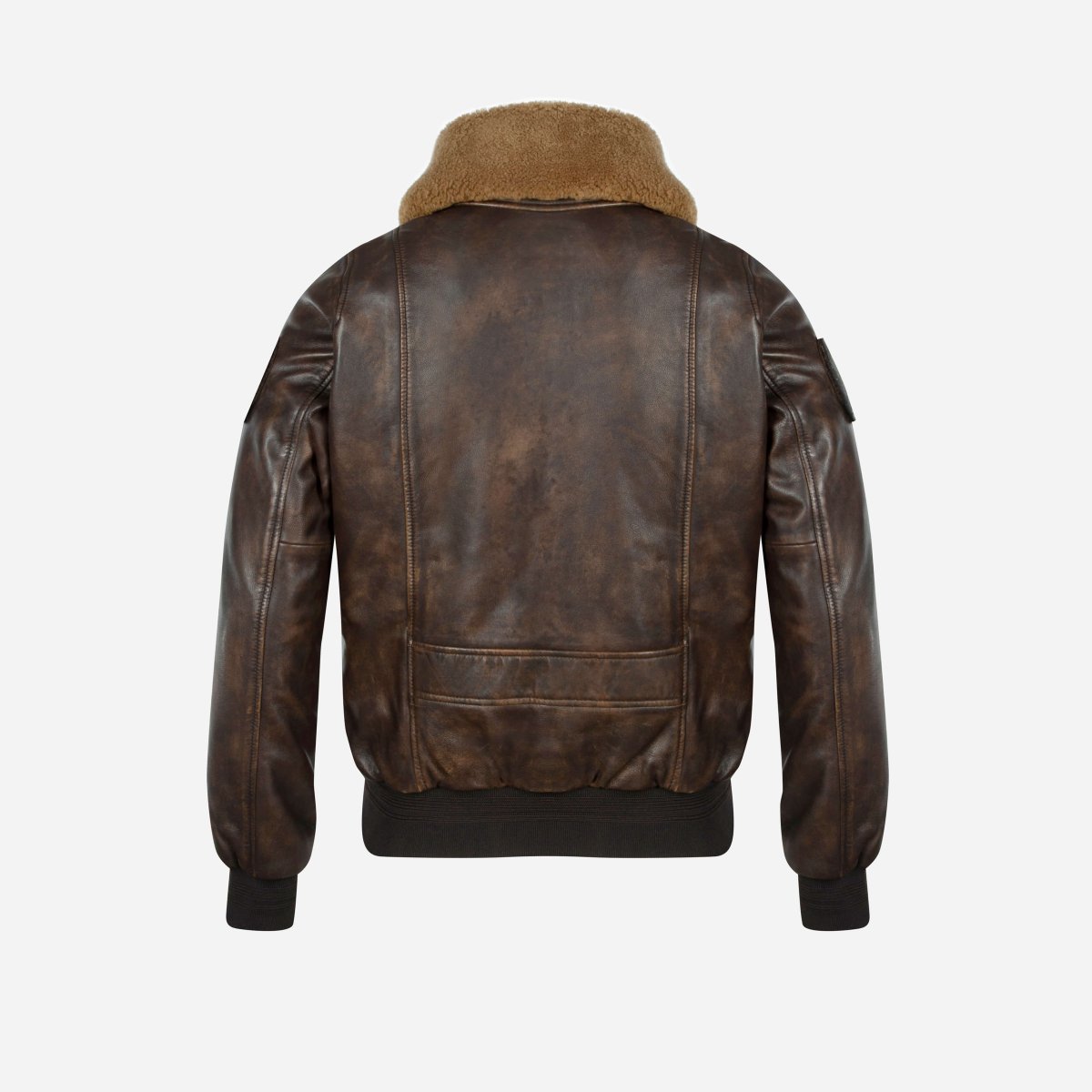 Maverick black men's leather jacket by Jekyll & Hide - product image 15