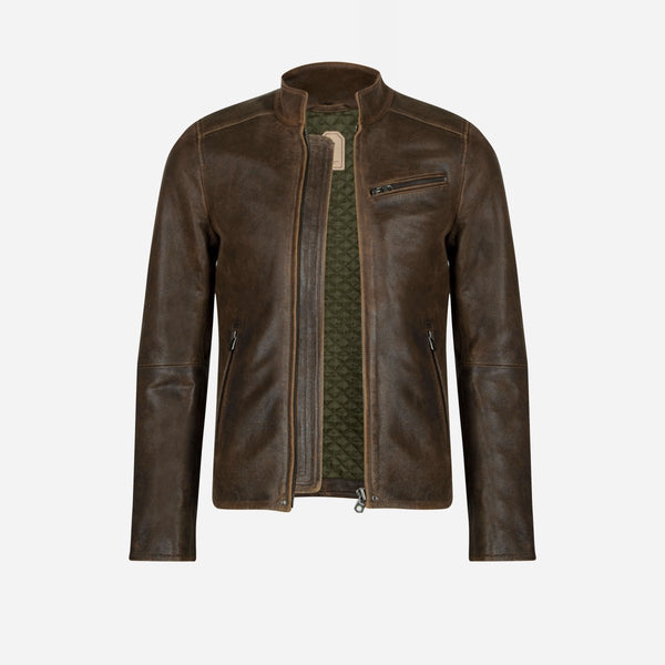 Hudson Men's Lamb Leather Minimalist Jacket | Jekyll & Hide SA
