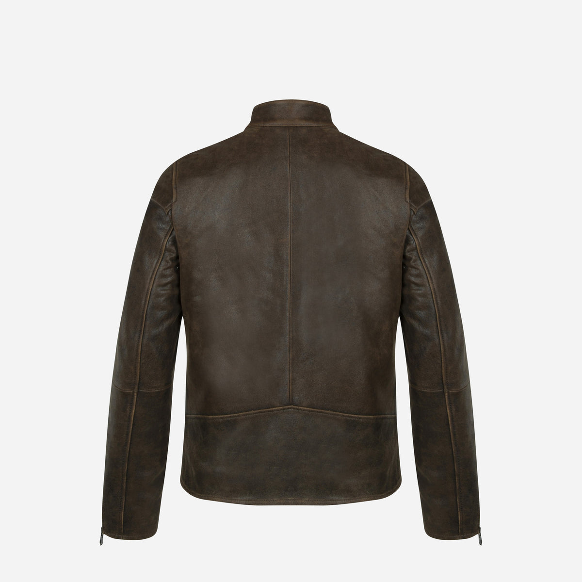 Back of the Coffee distressed leather Hudson Jacket