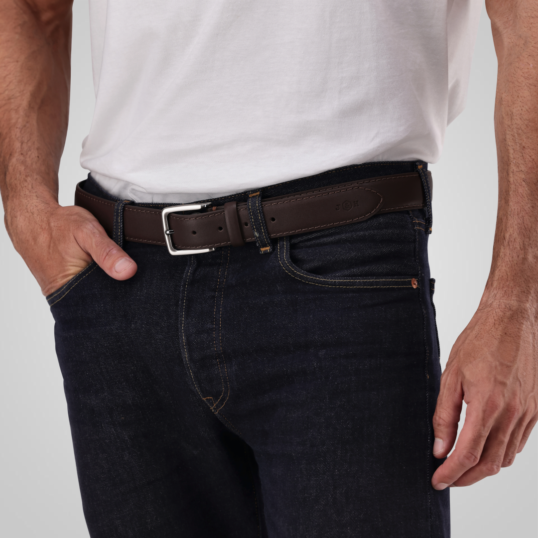 Smart Leather Belt, Camel