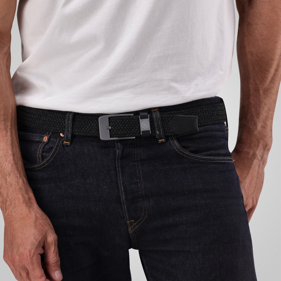 Men's Elasticated Braided Belt