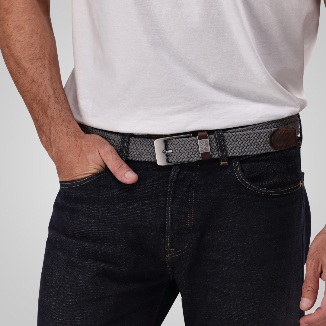 Men's Elasticated Braided Belt