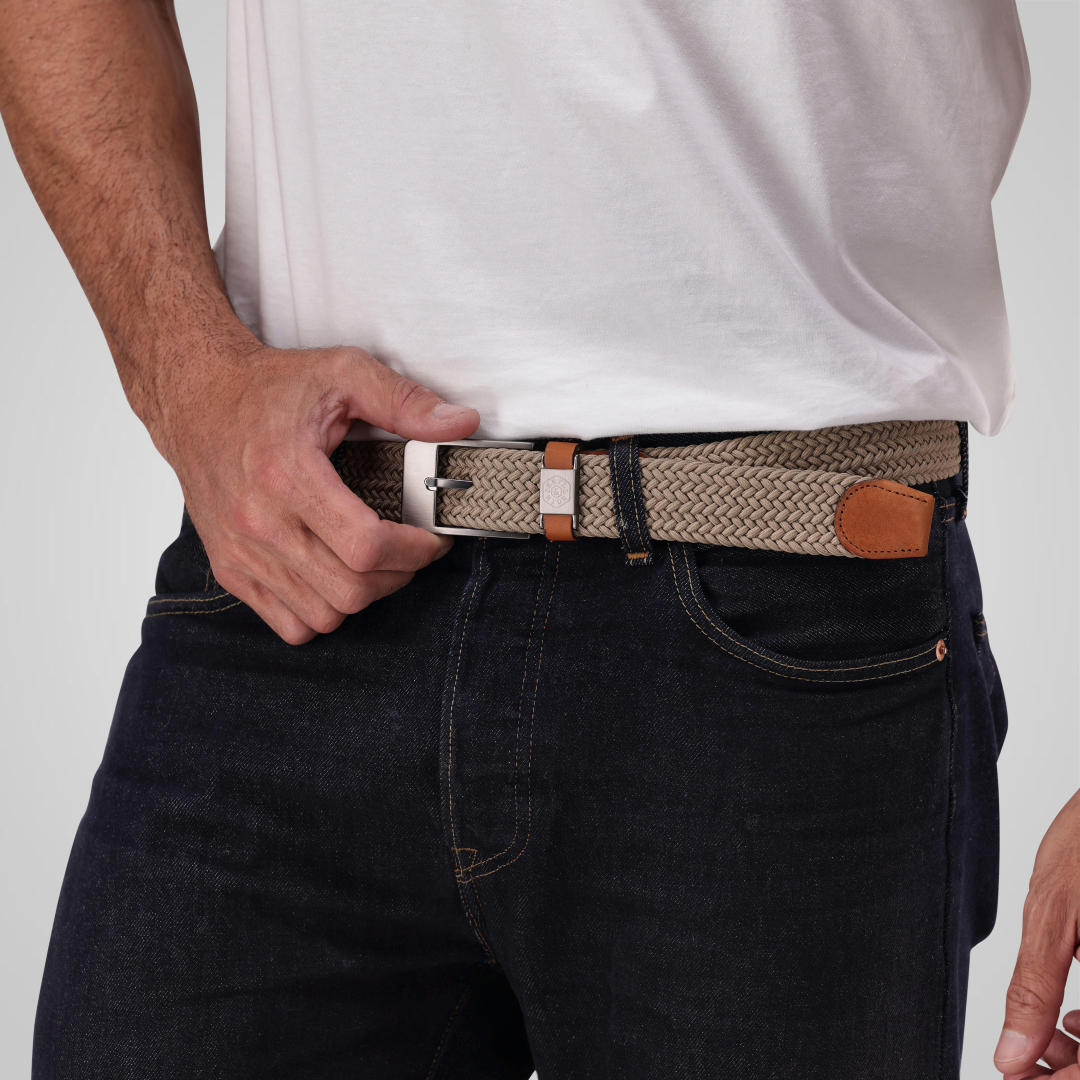 Men's Elasticated Braided Belt