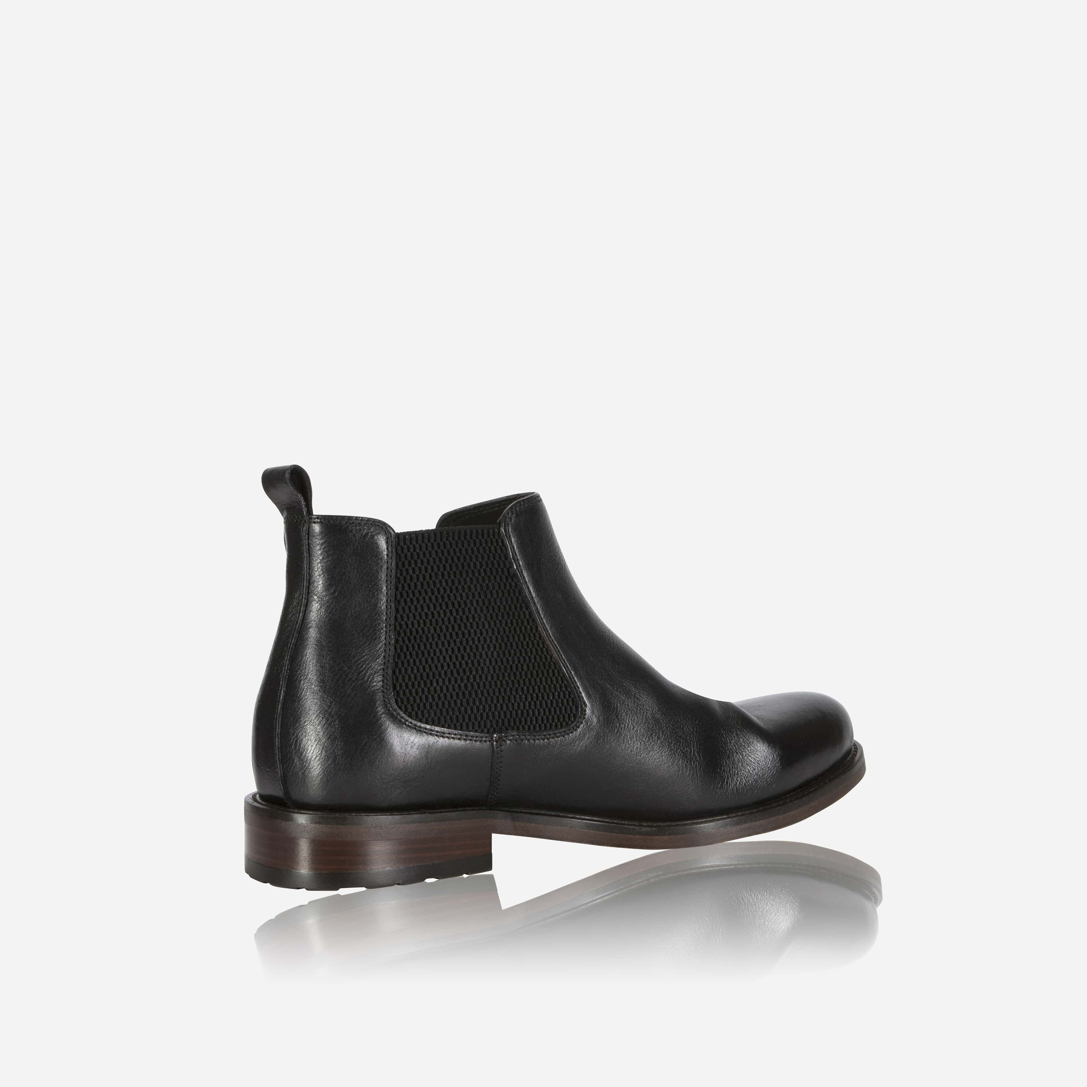 Leather Chelsea Boot, Black