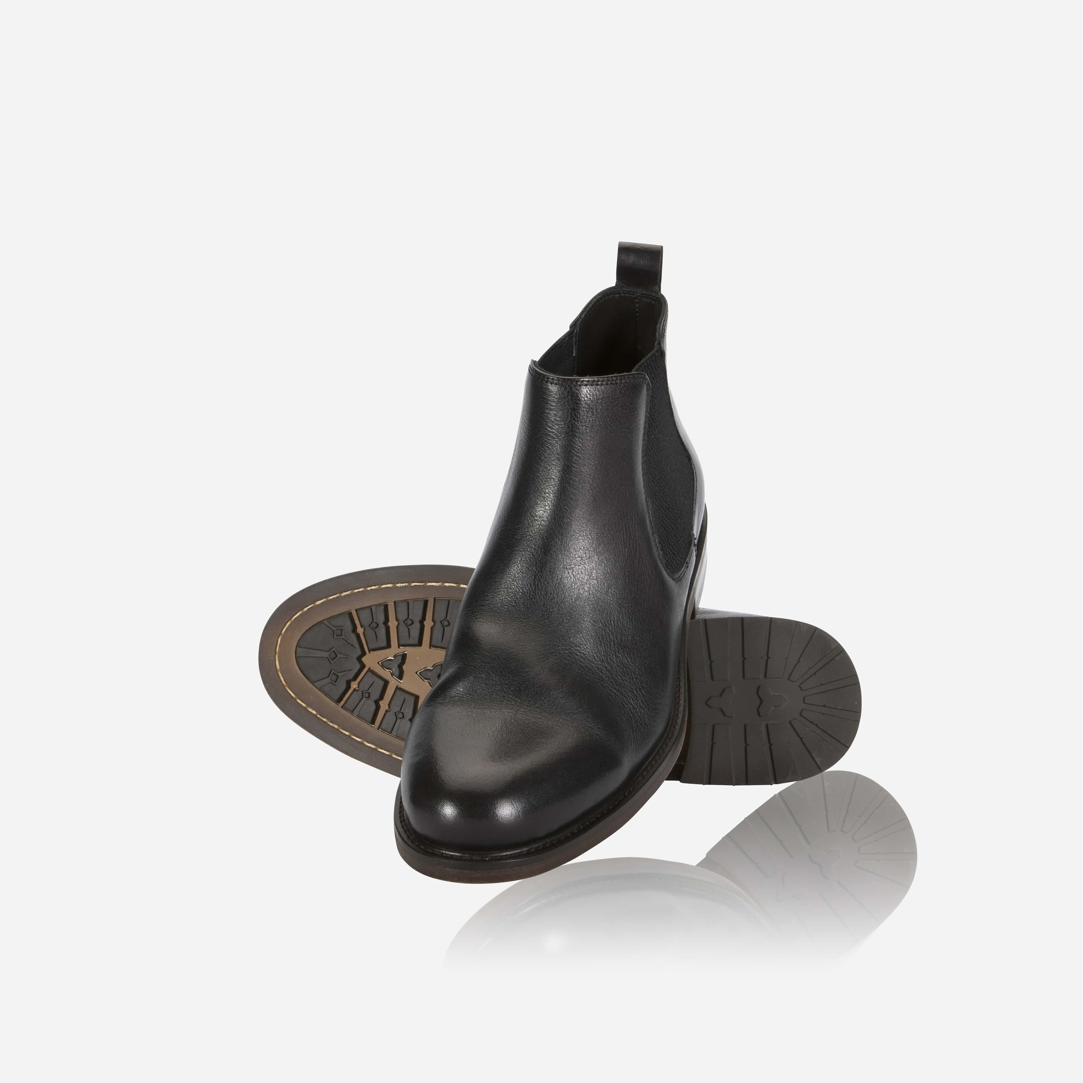 Leather Chelsea Boot, Black