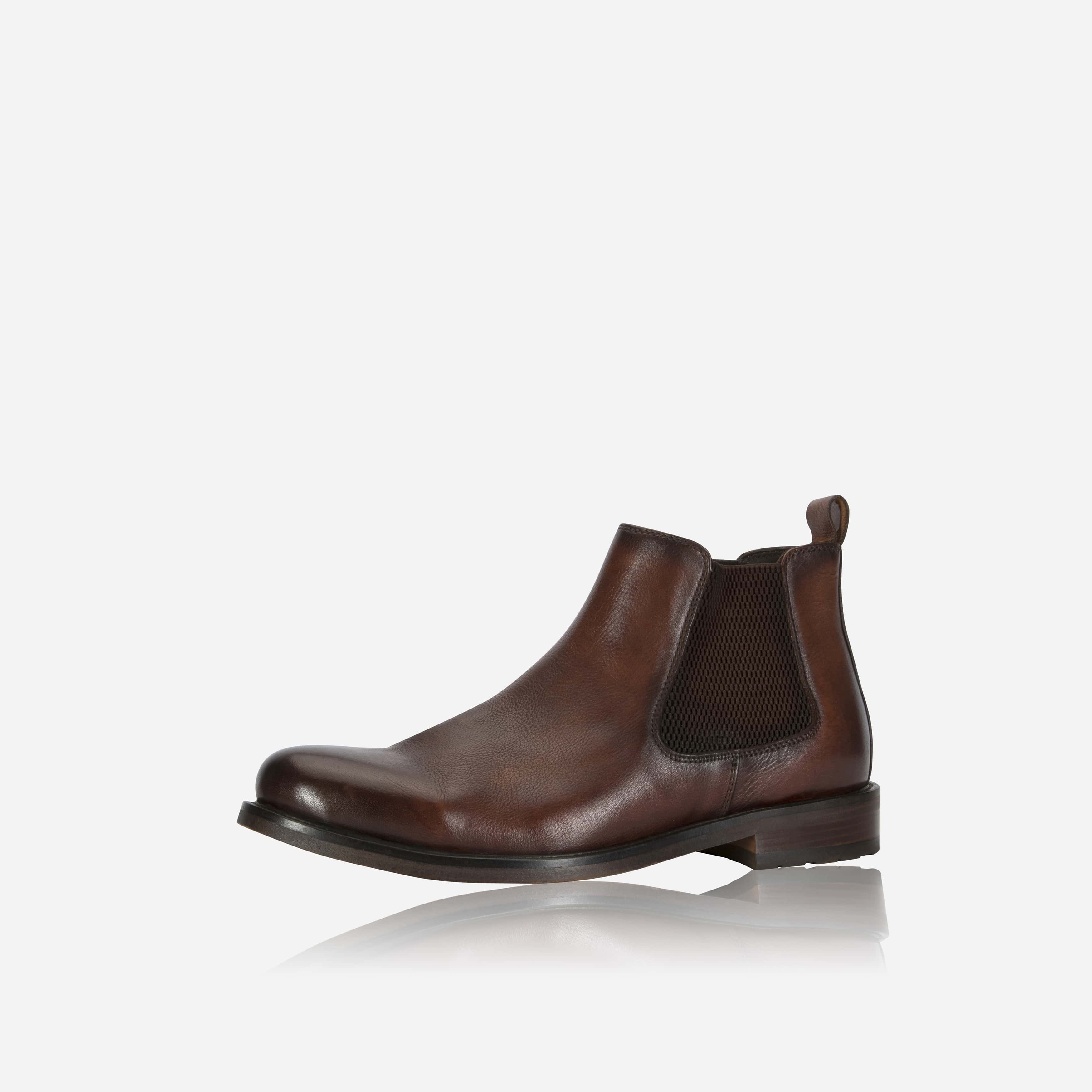 Leather Chelsea Boot, Tan