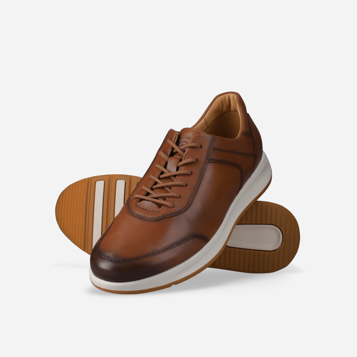 CLIFTON black men's leather sneakers by Jekyll & Hide - product image 10