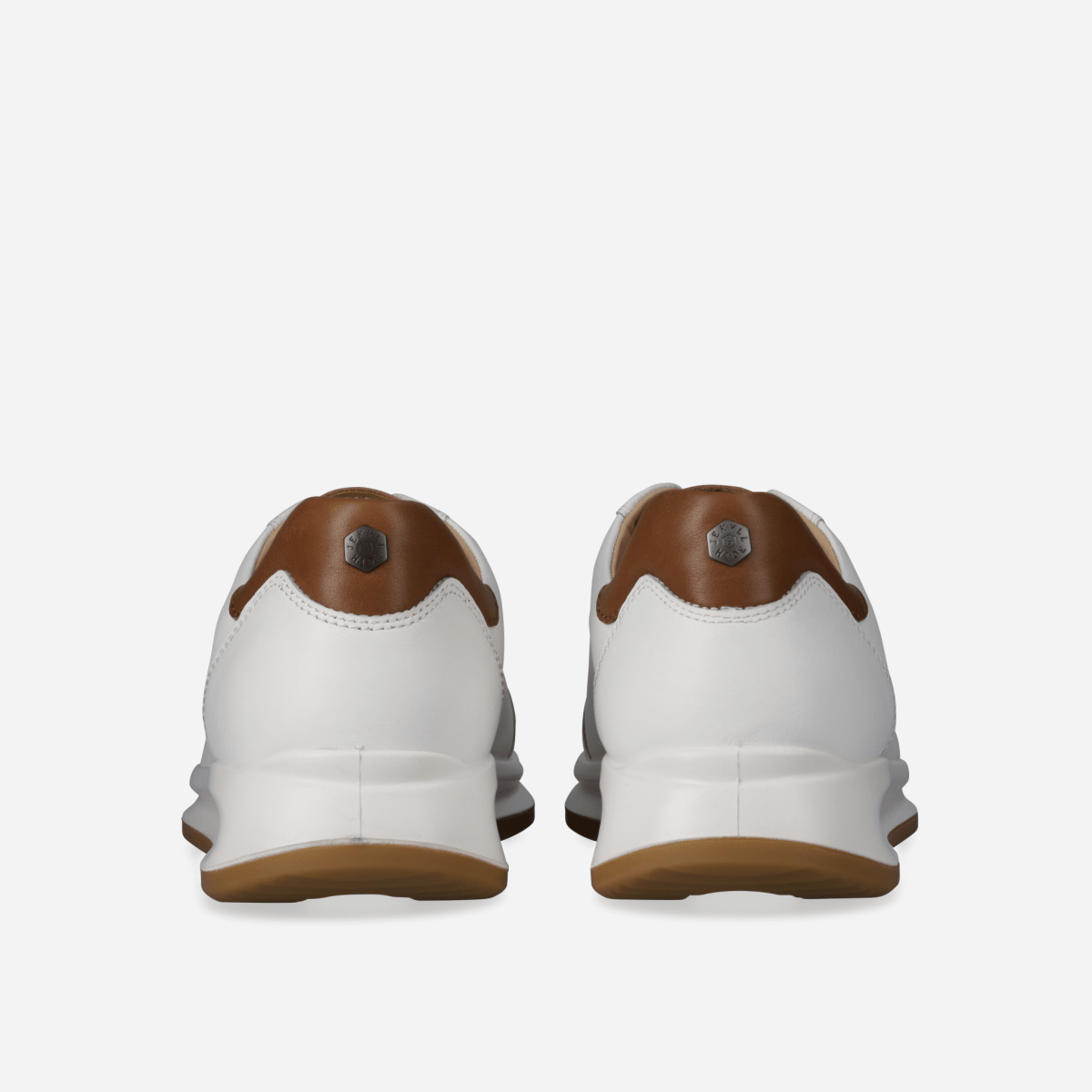 CLIFTON black men's leather sneakers by Jekyll & Hide - hardware detail