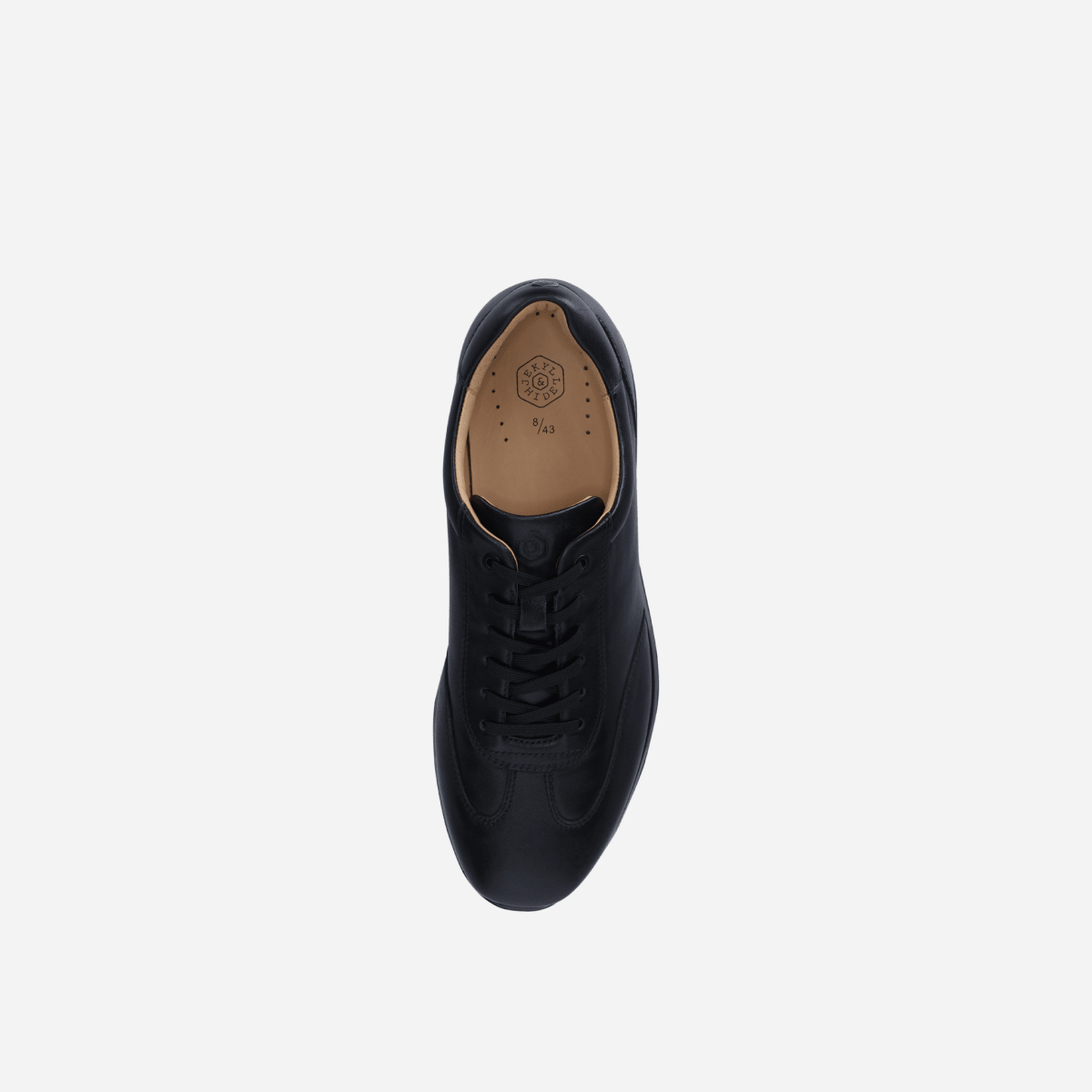 Beaumont black men's leather sneakers by Jekyll & Hide - product image 11