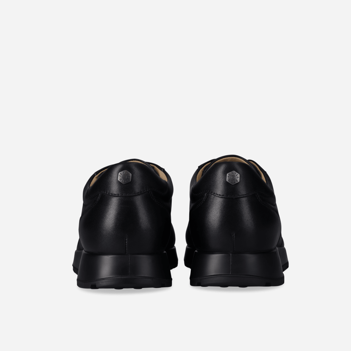 Beaumont black men's leather sneakers by Jekyll & Hide - product image 15