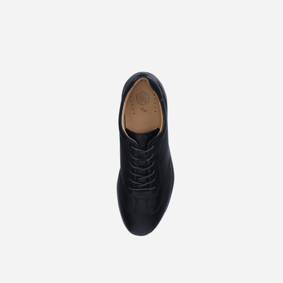 Beaumont black men's leather sneakers by Jekyll & Hide - product image 12