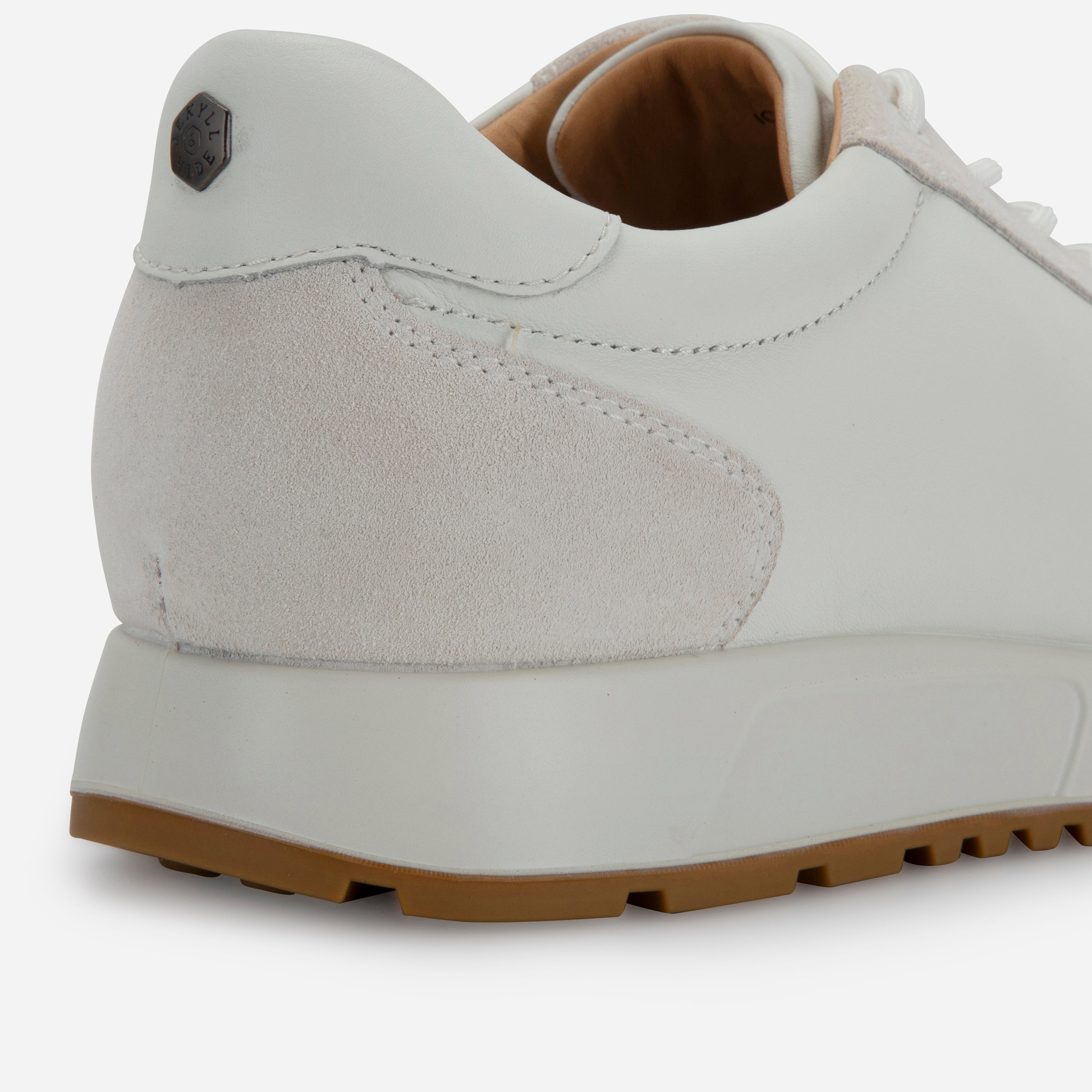 White leather sneaker, sole detail – Jekyll & Hide