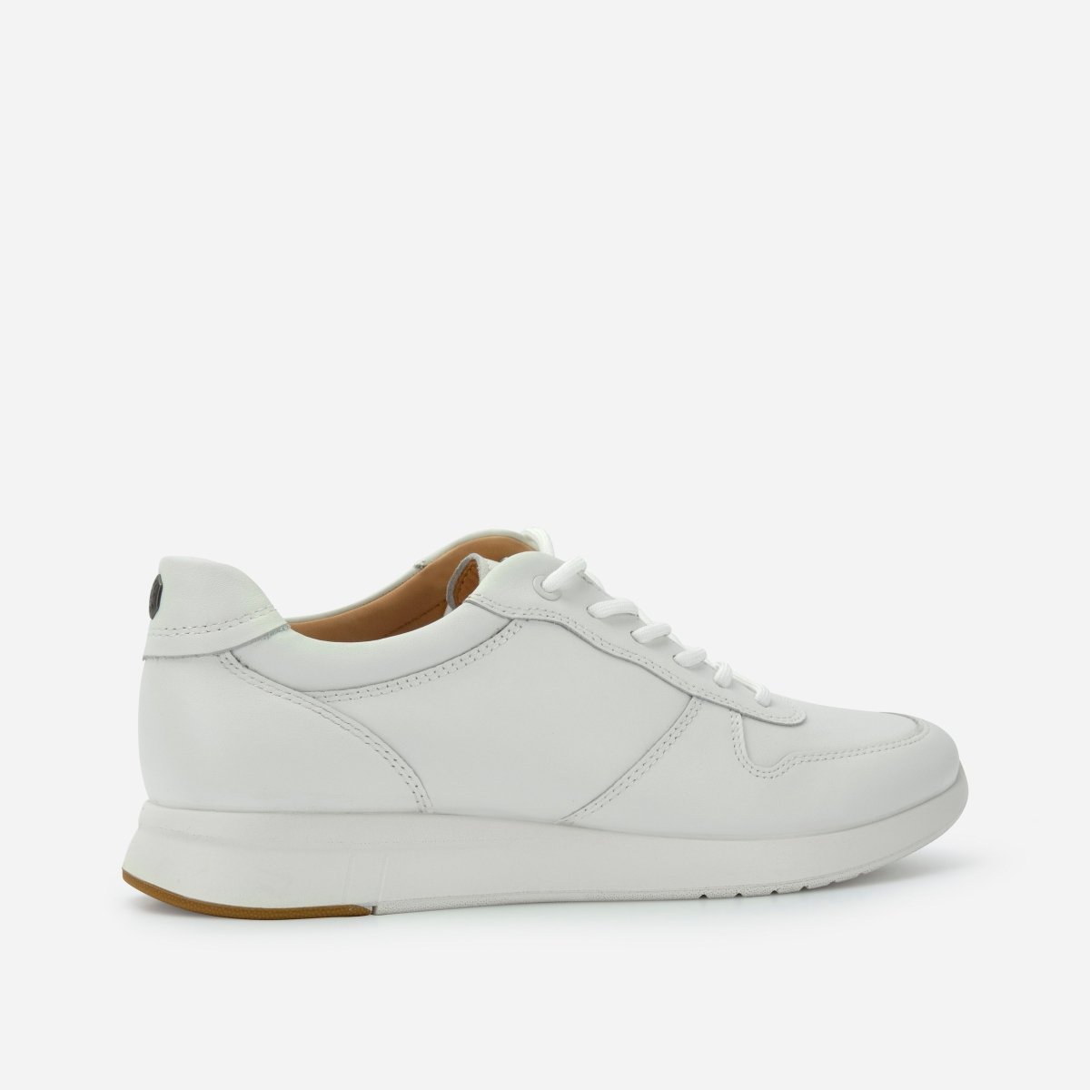 Franca white leather sneakers by Jekyll & Hide - front view
