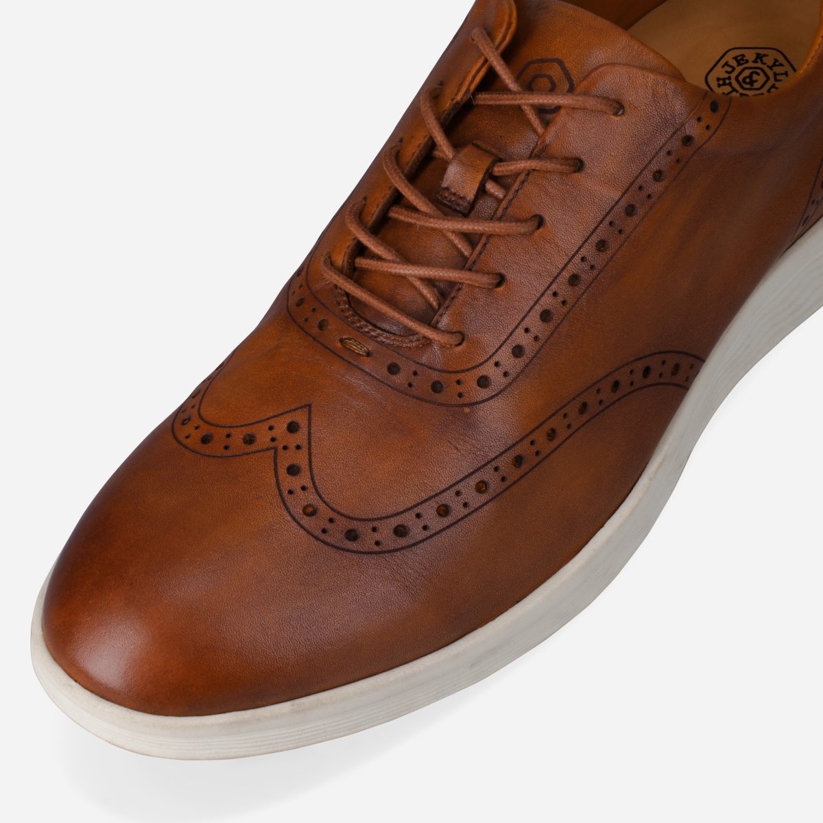 Beaumont navy men's leather sneakers by Jekyll & Hide - product image 15