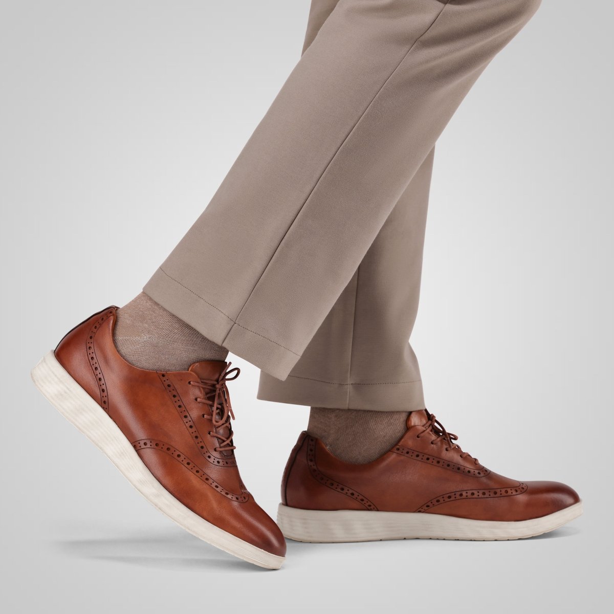 Beaumont navy men's leather sneakers by Jekyll & Hide - product image 10
