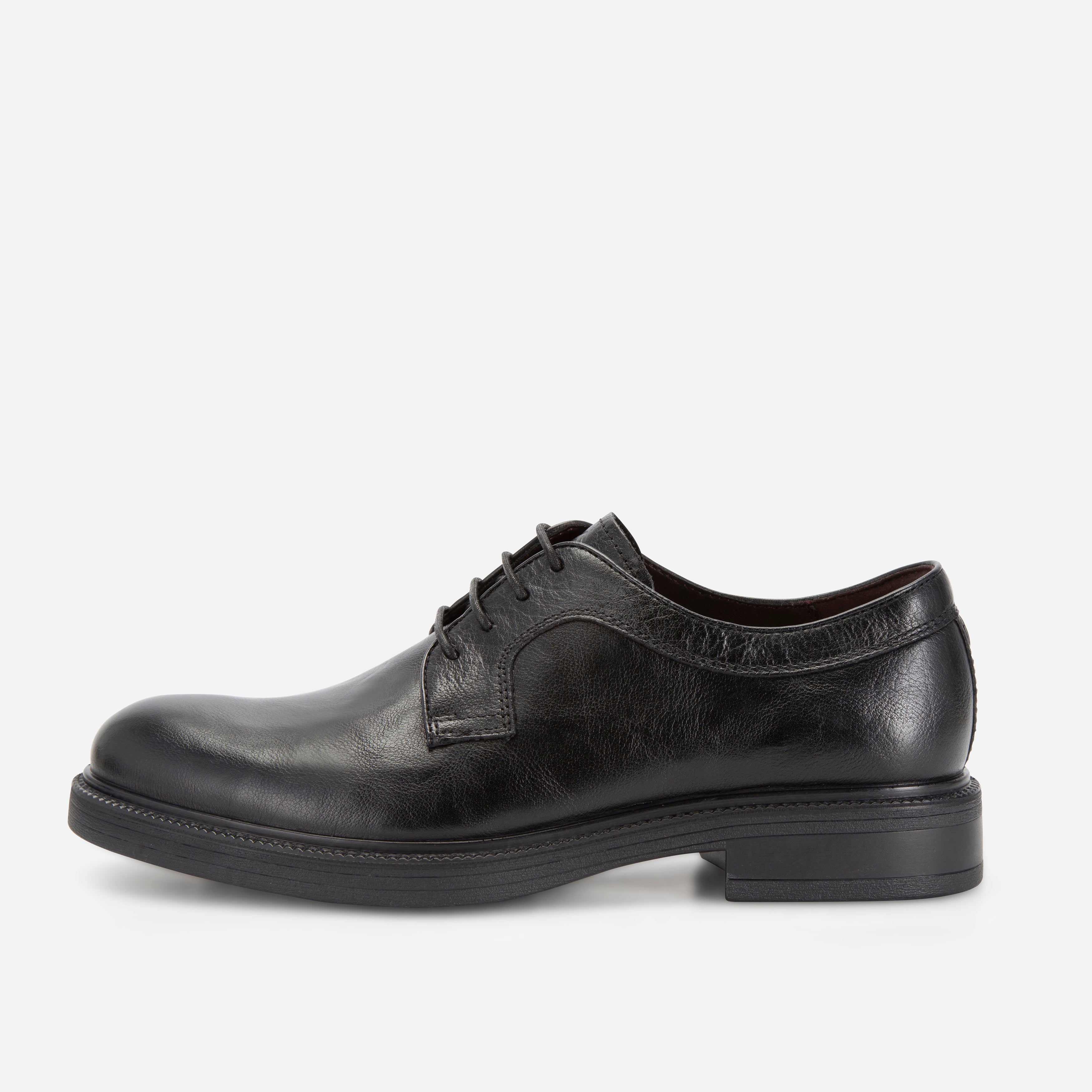 Black leather Oxford derby lace-up shoe – Jekyll & Hide
