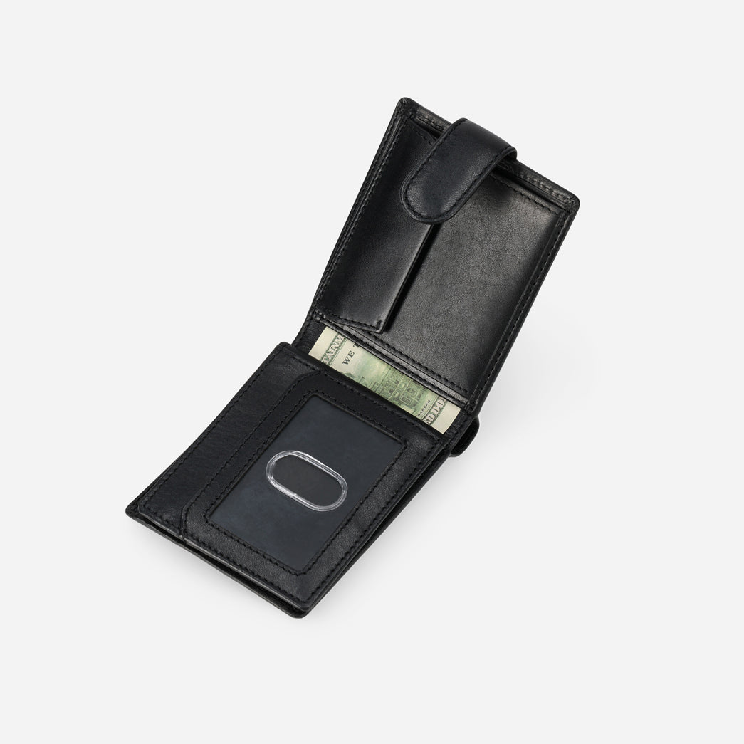 Billfold Wallet with Coin and ID Window