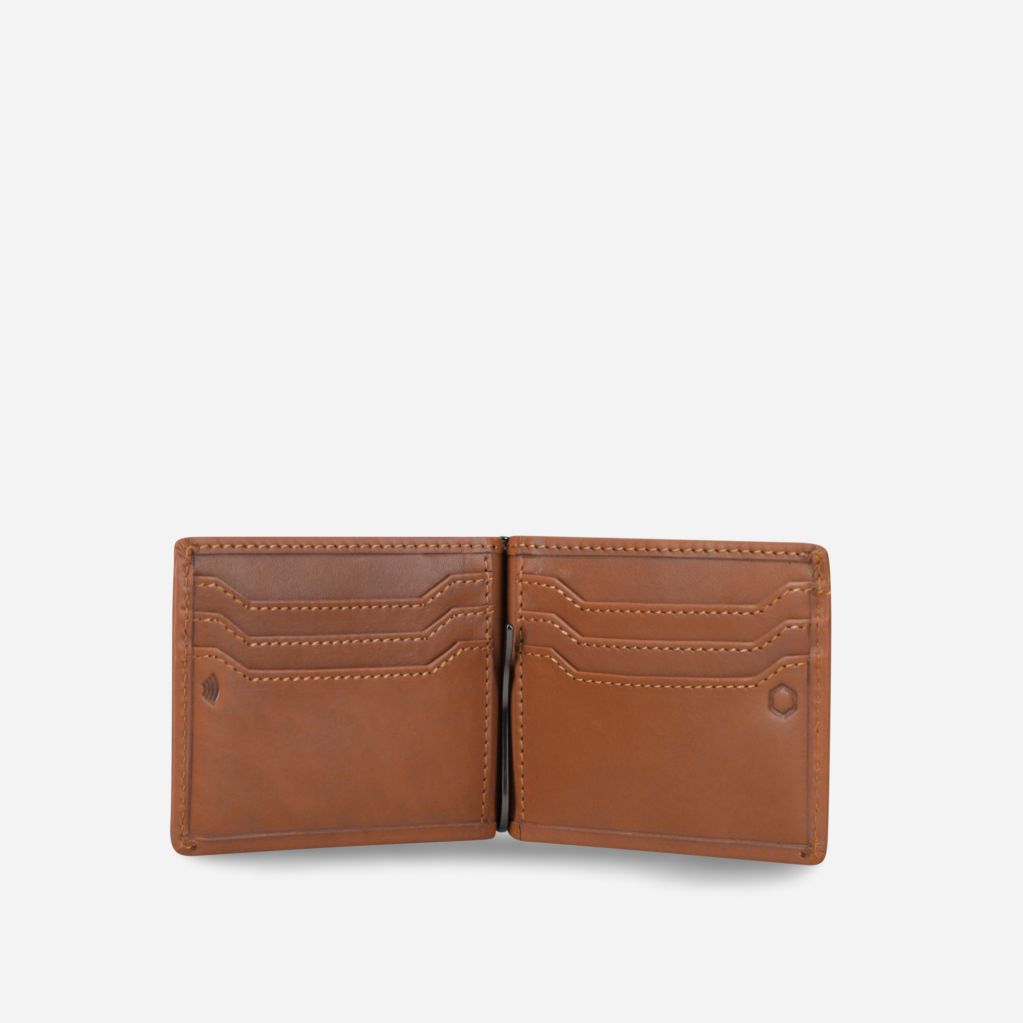 Leather Money Clip Wallet