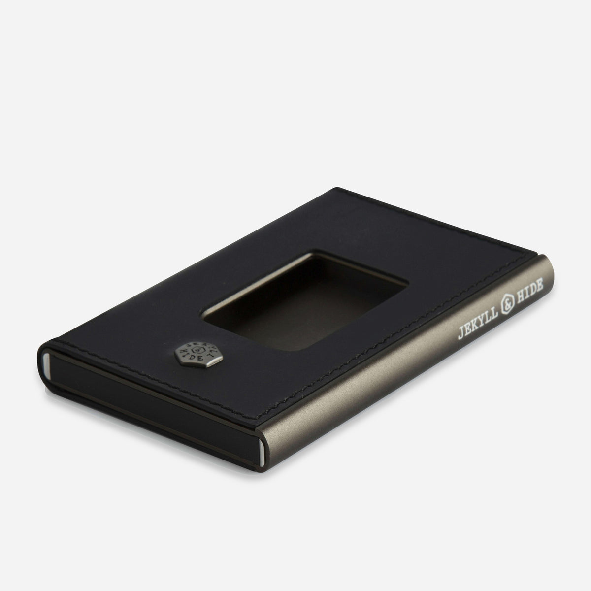Wrapped Aluminium Card Holder