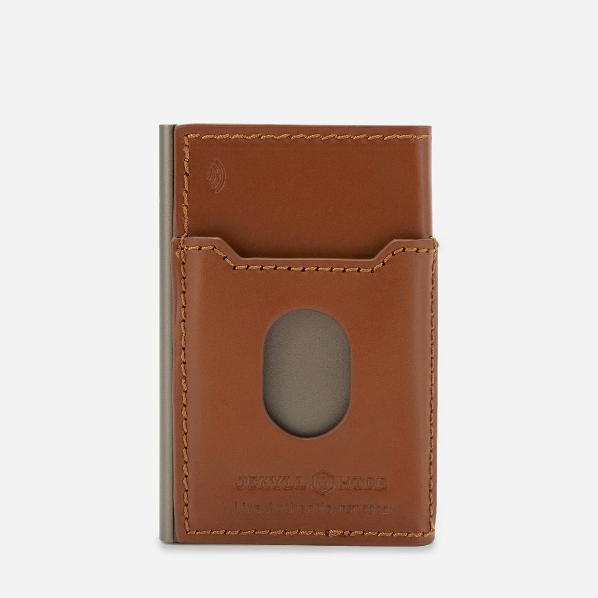 Wrapped Aluminium Card Holder