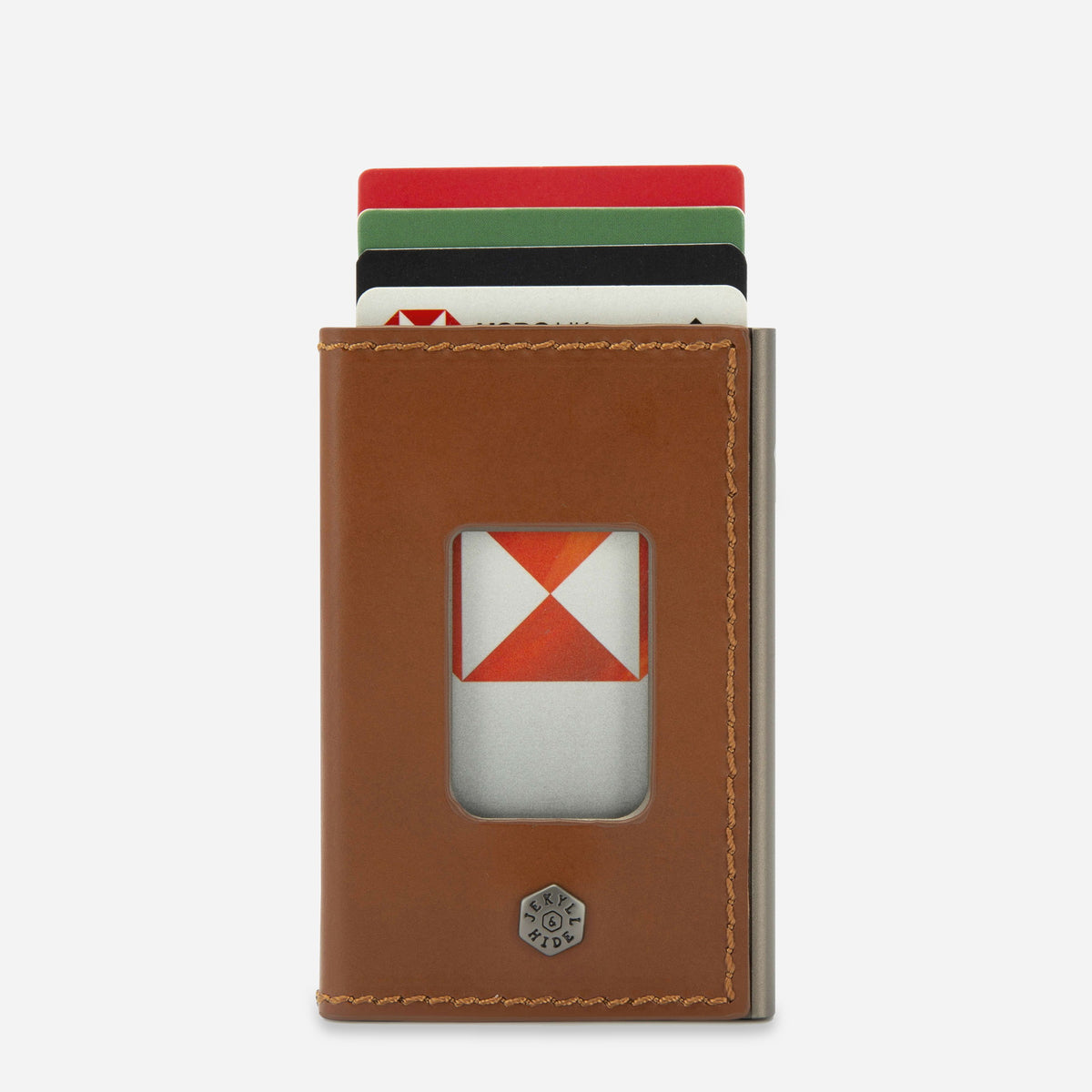 Wrapped Aluminium Card Holder