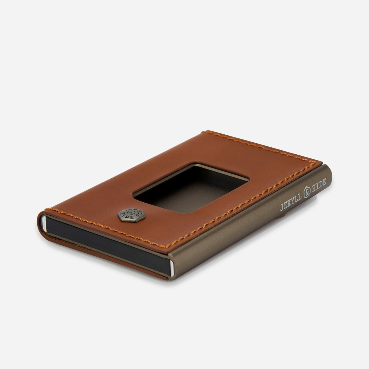 Wrapped Aluminium Card Holder