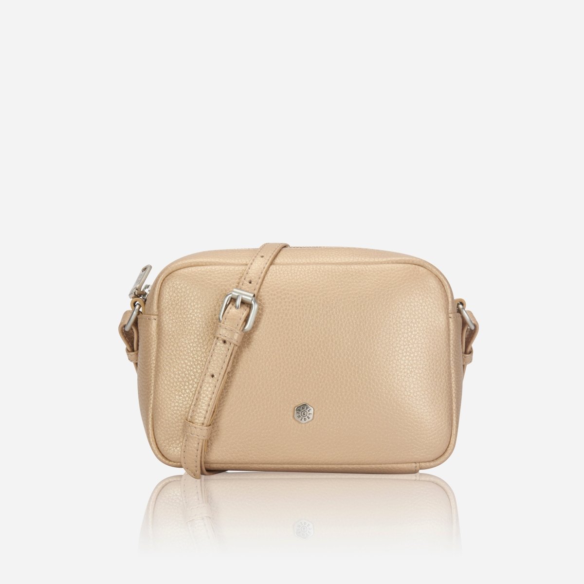 Small Crossbody, Metallic Gold