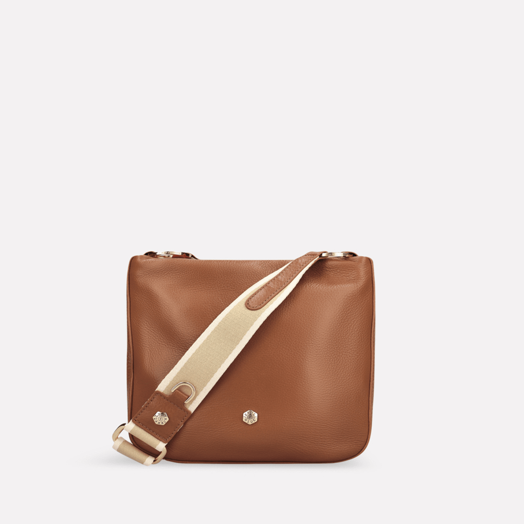 Geneva Leather Crossbody Bag