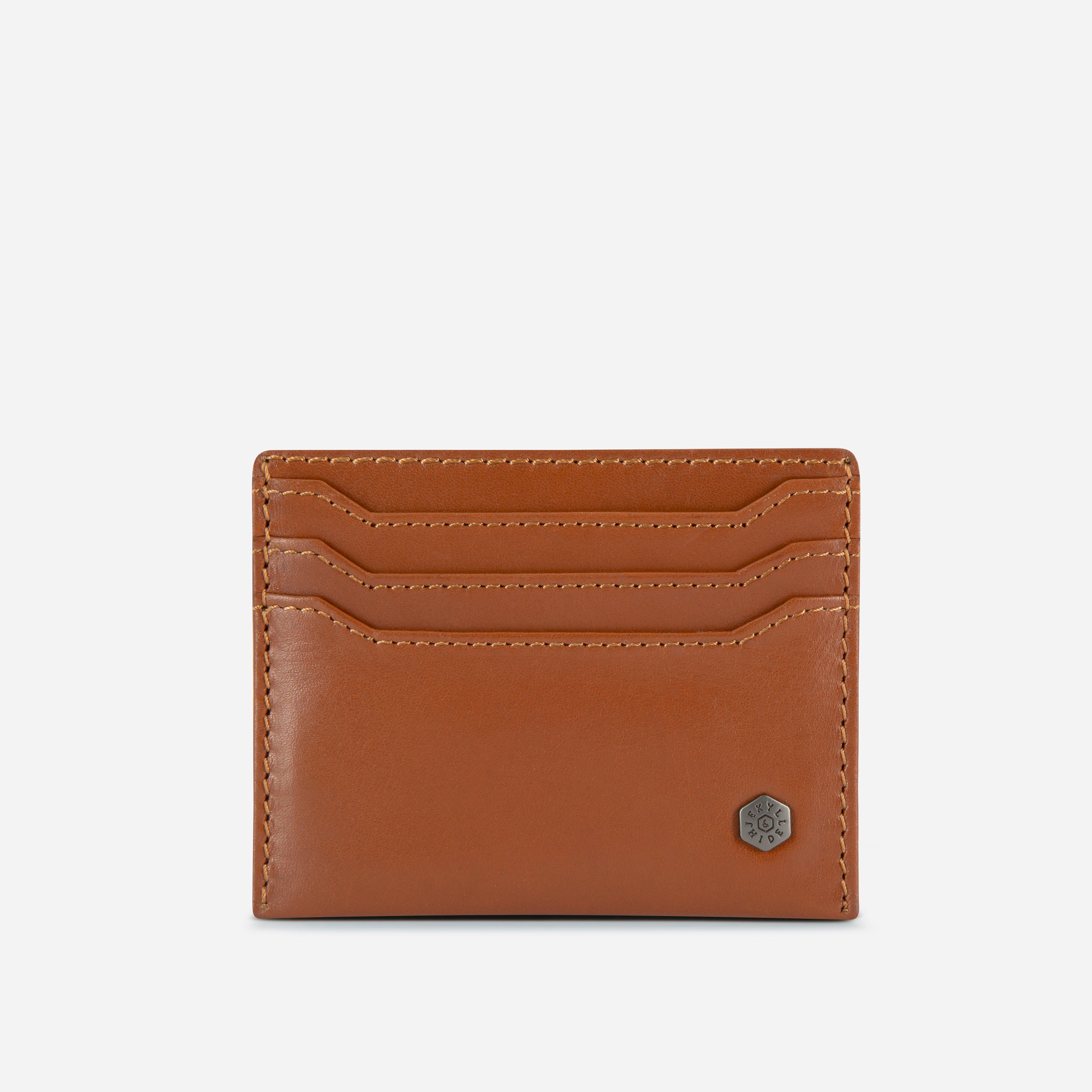 Slim Card Holder, Tan