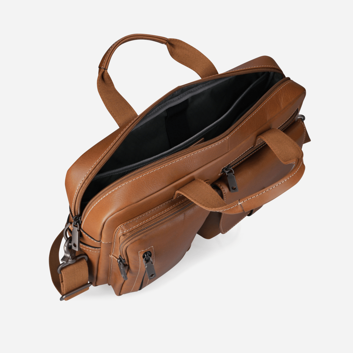 MONTANA colt leather briefcase by Jekyll & Hide - interior detail