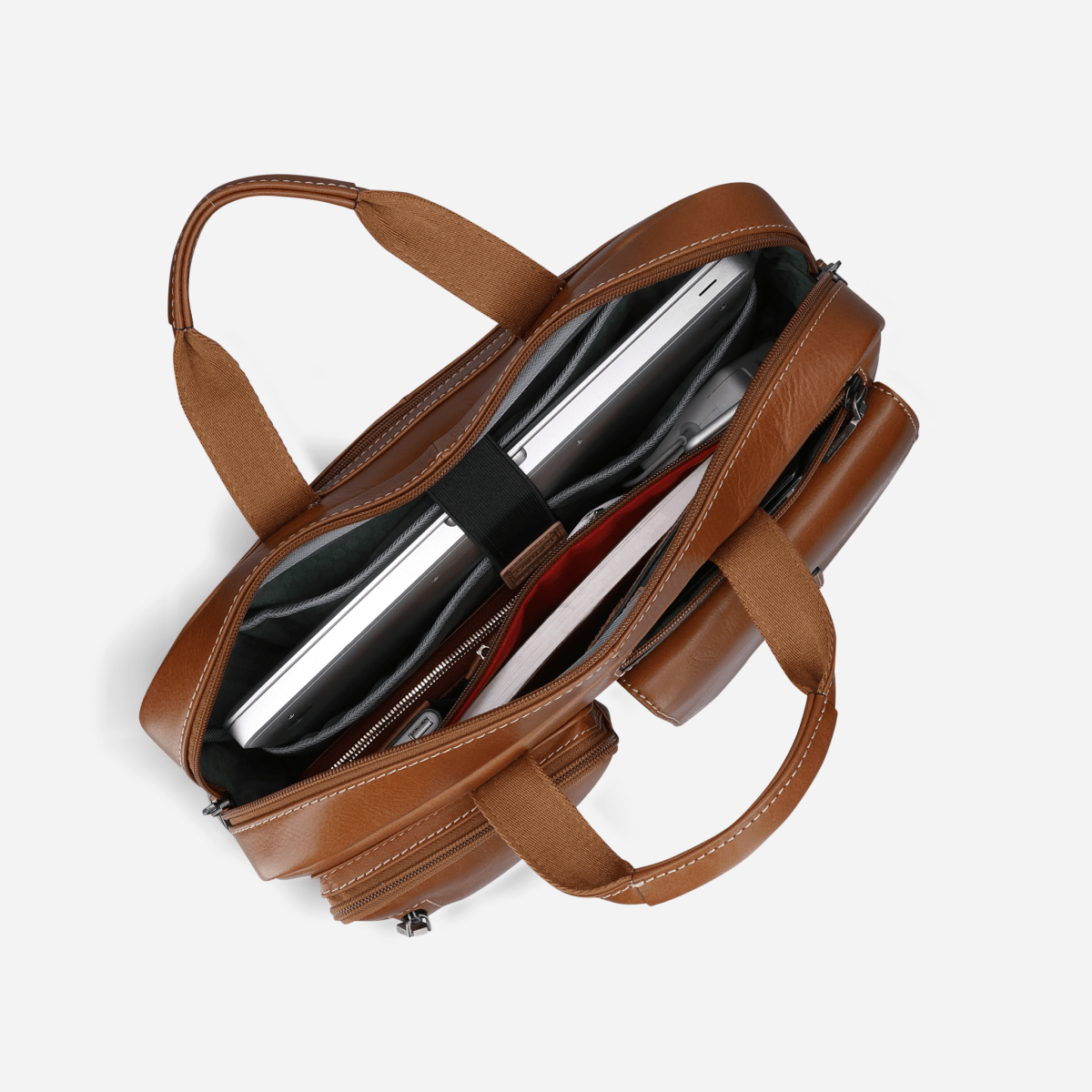 MONTANA colt leather briefcase by Jekyll & Hide - close-up detail
