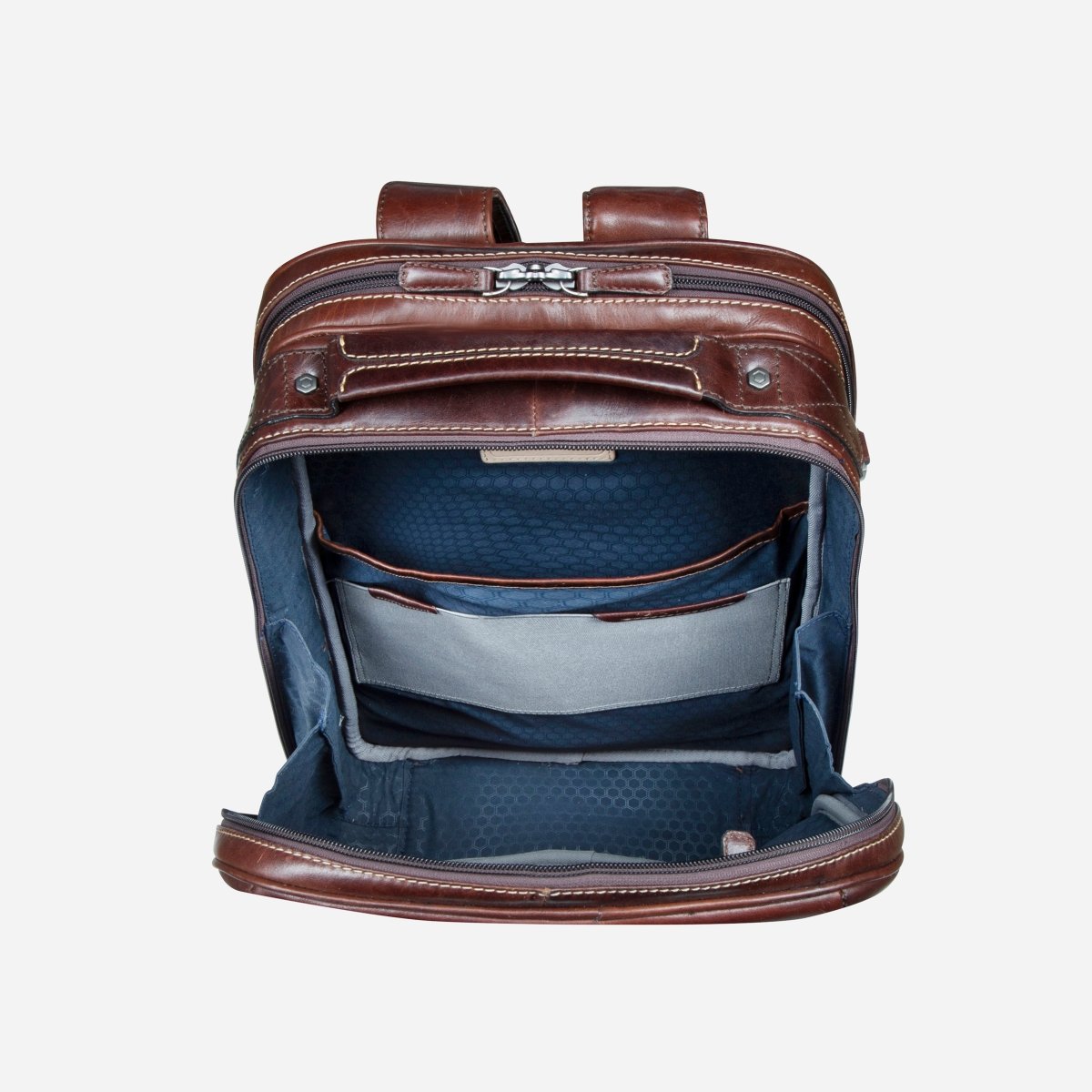 Montana colt men's leather backpack by Jekyll & Hide - back view