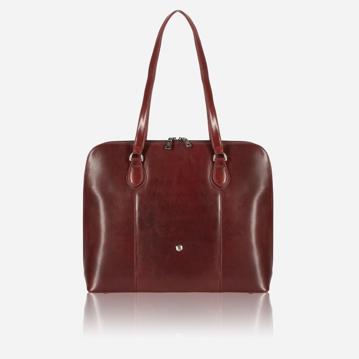 Business 15" Leather Laptop Handbag