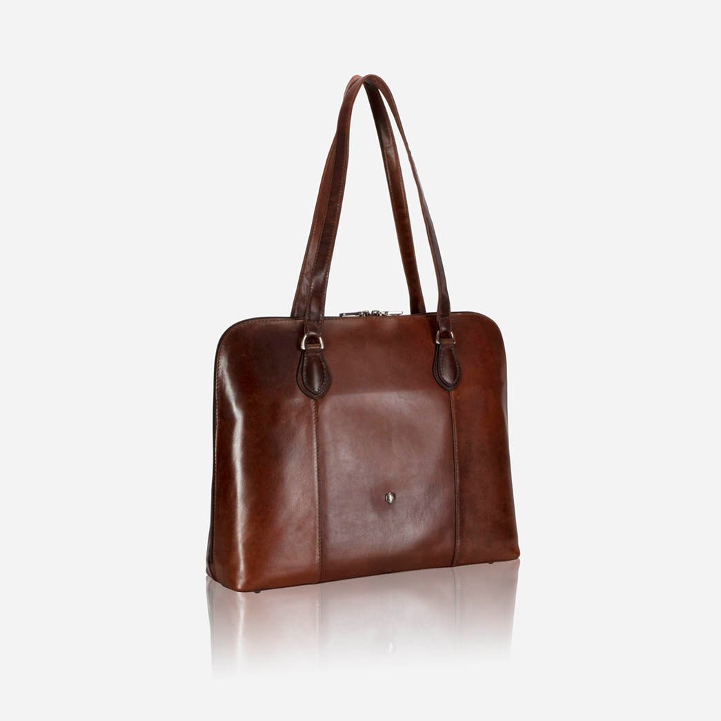 Business 15" Leather Laptop Handbag