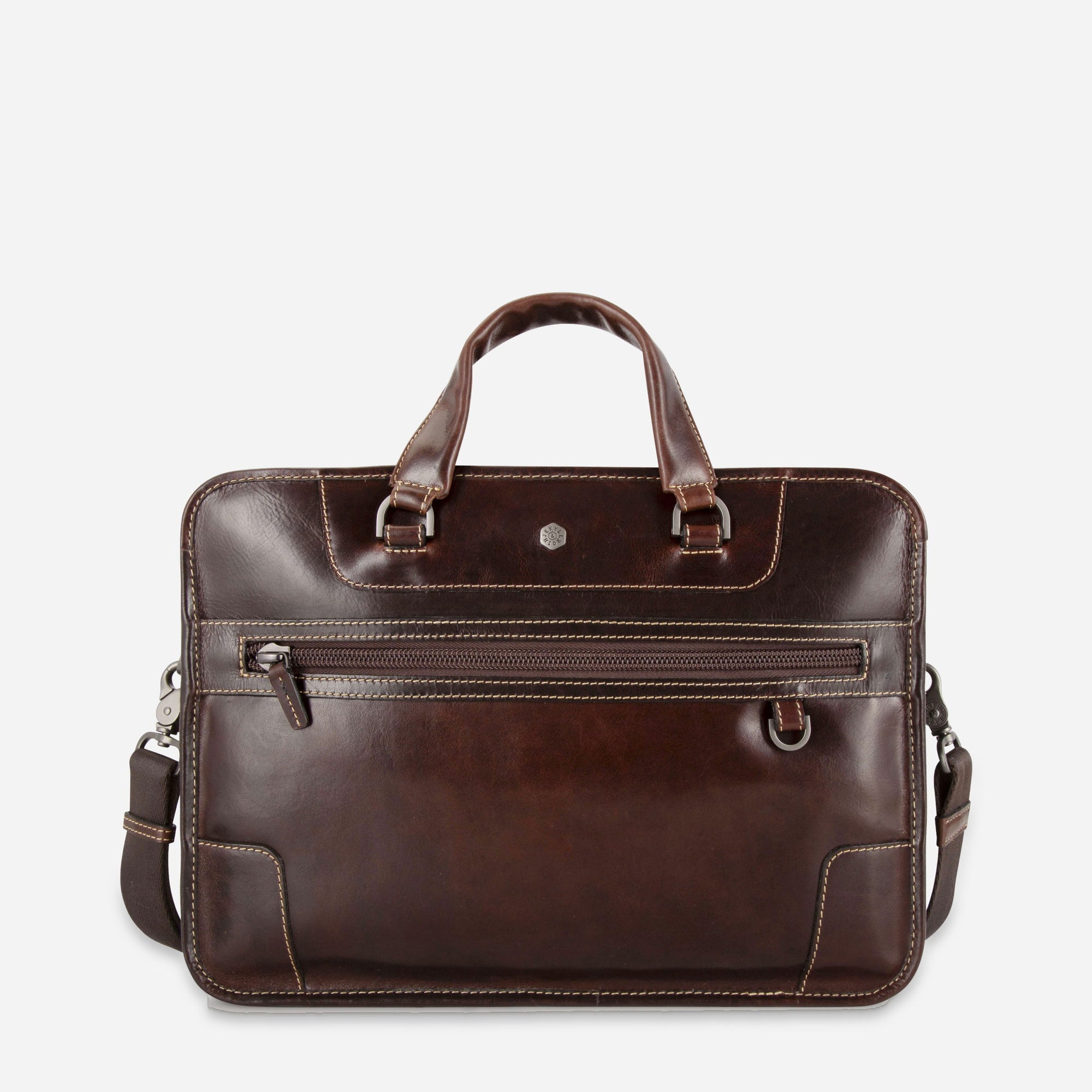 Norwegian Leather Briefcase RFID | Jekyll & Hide SA