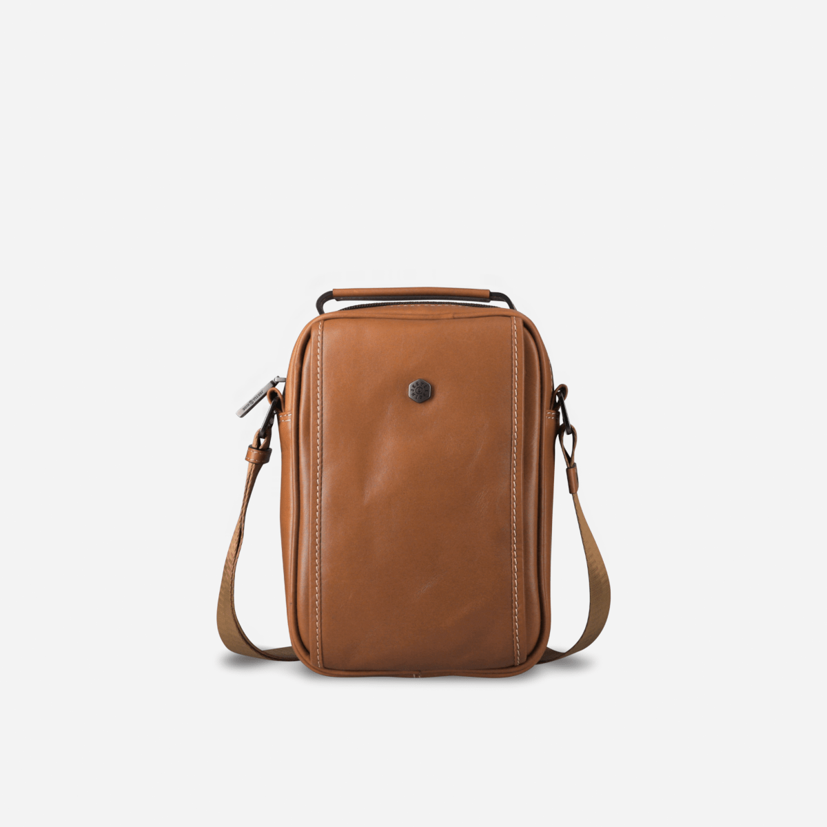 OXFORD black men's leather crossbody bag by Jekyll & Hide