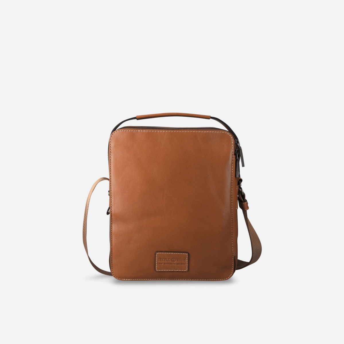 Norwegian black men's leather crossbody bag by Jekyll & Hide - product image 11