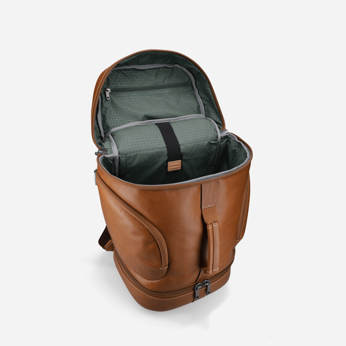 MONTANA full-grain leather backpack by Jekyll & Hide - back view