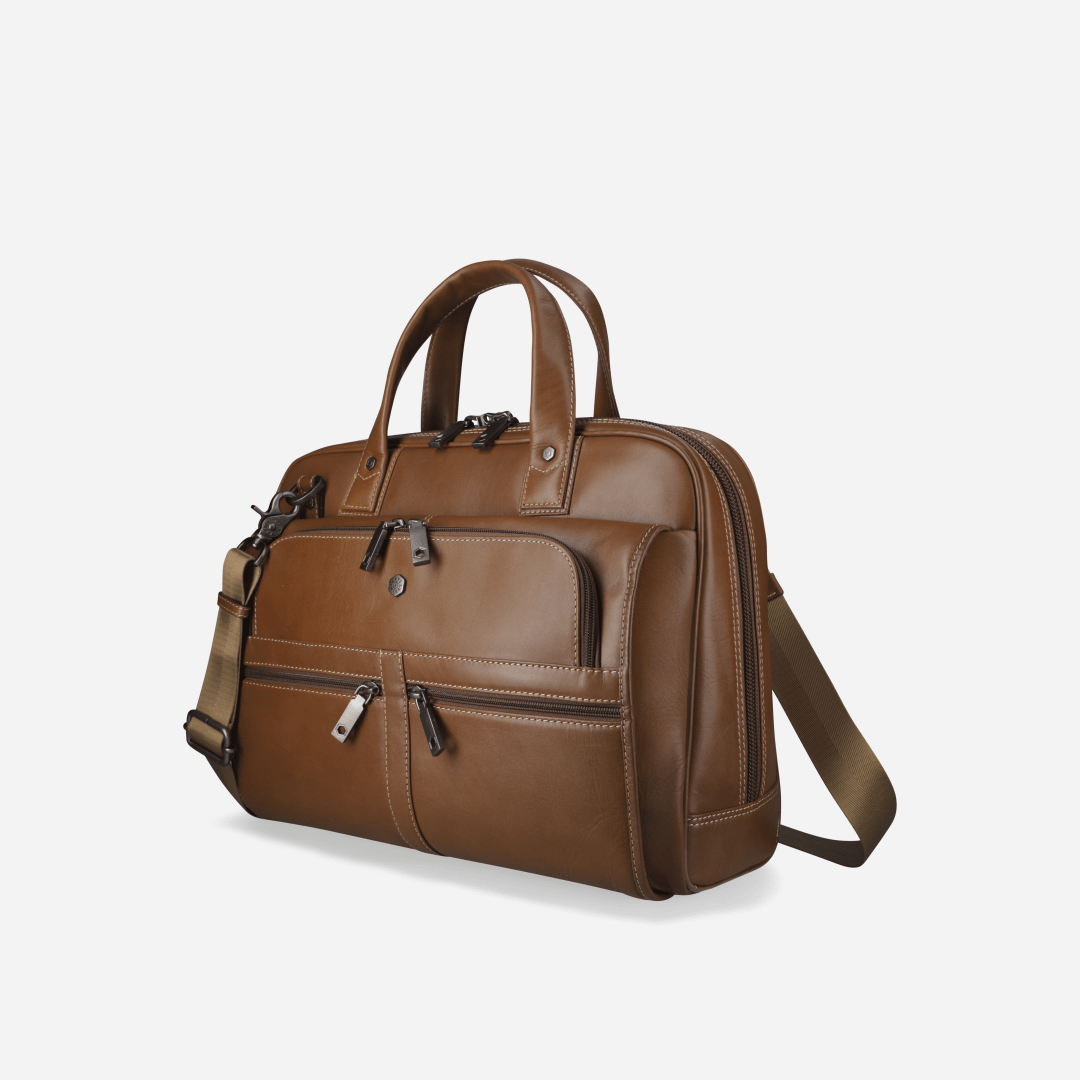 Large Multi Compartment Briefcase
