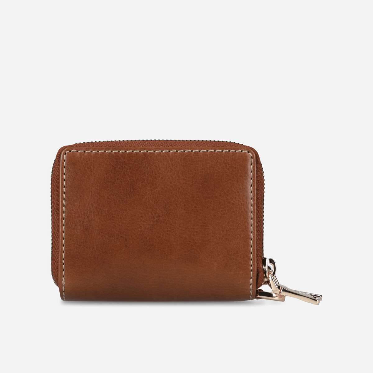 Zulu red leather purse by Jekyll & Hide - close-up detail