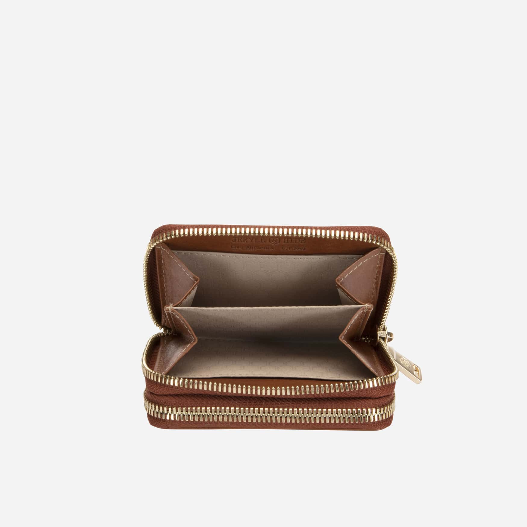 Paris Compact Purse, Tan