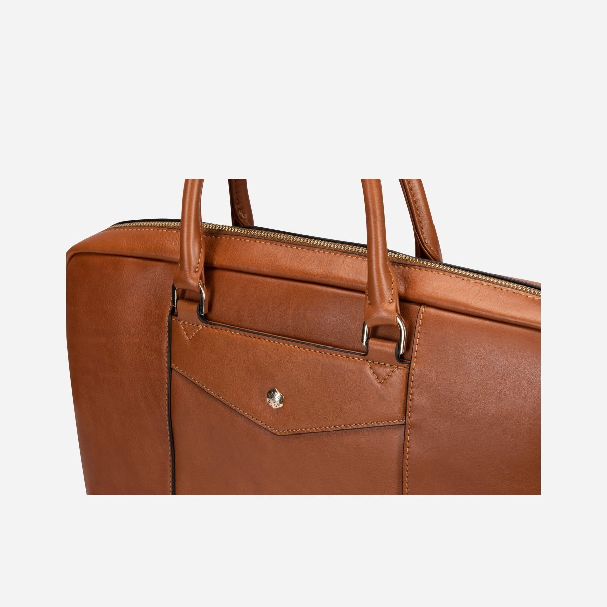 Venice Ladies Laptop Bag, Tan
