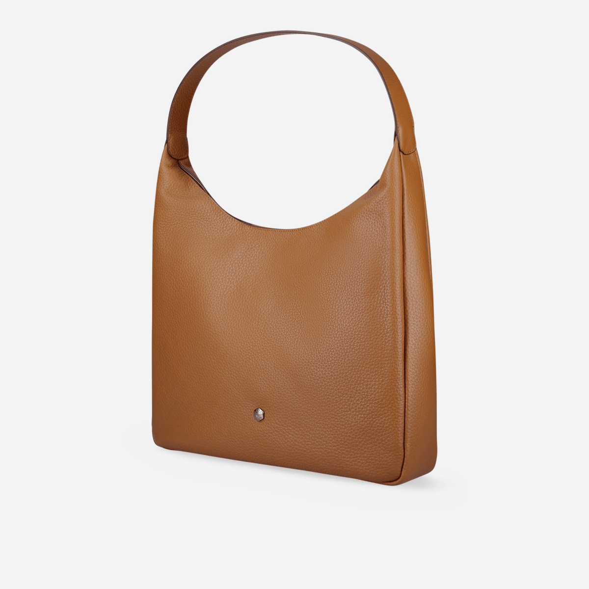 MADRID brown leather handbag by Jekyll & Hide - side view