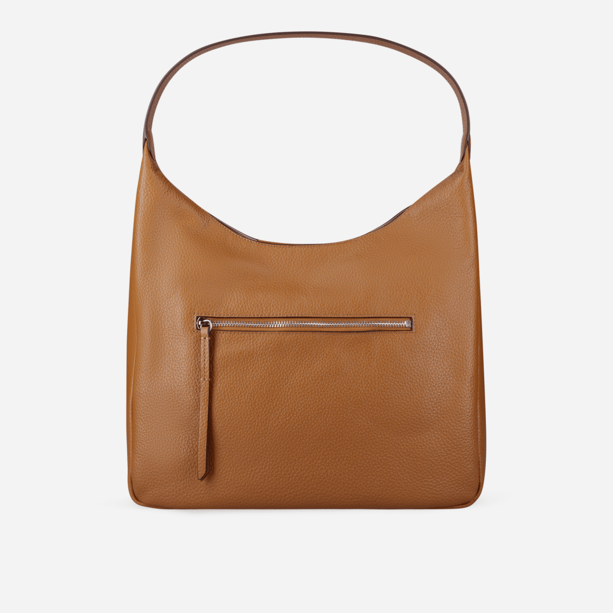 MADRID brown leather handbag by Jekyll & Hide - stitching detail
