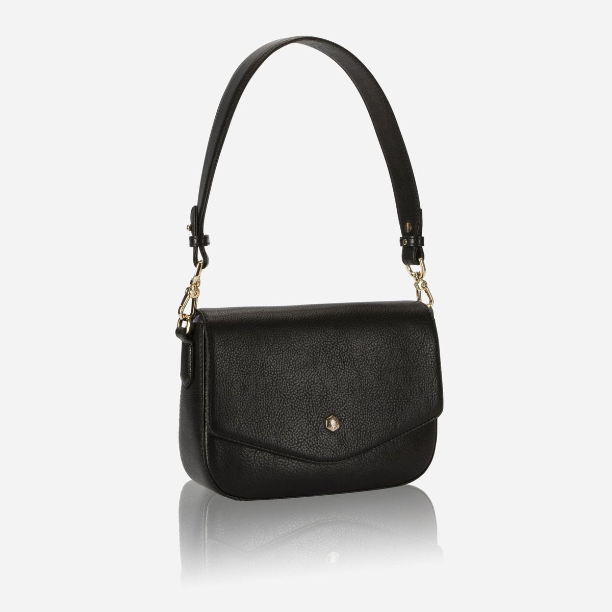 Paris black women's leather wallets and purses by Jekyll & Hide - side view