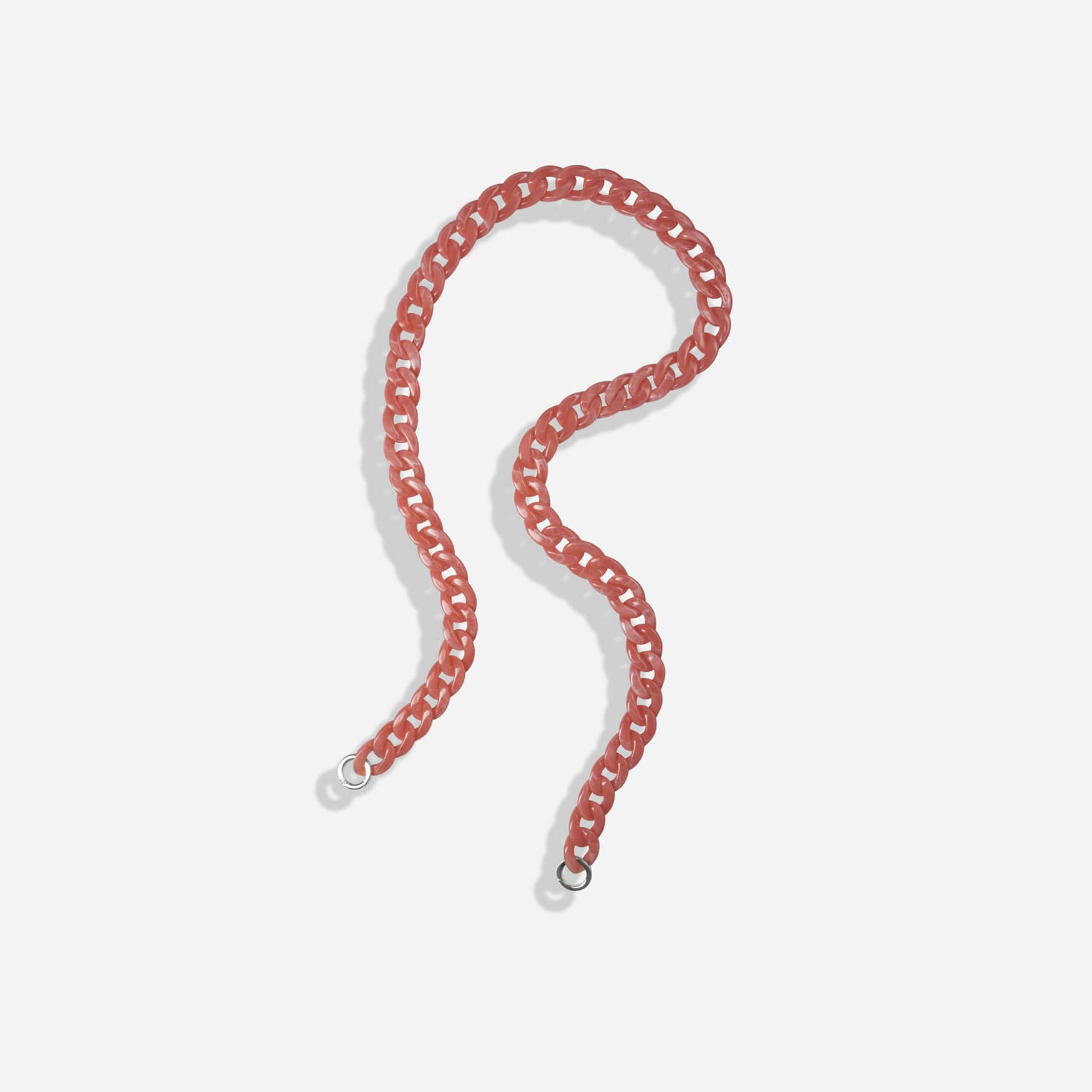 Jekyll and Hide stylish chain strap in pink, designed to complement handbags with a sleek and elegant finish, front image