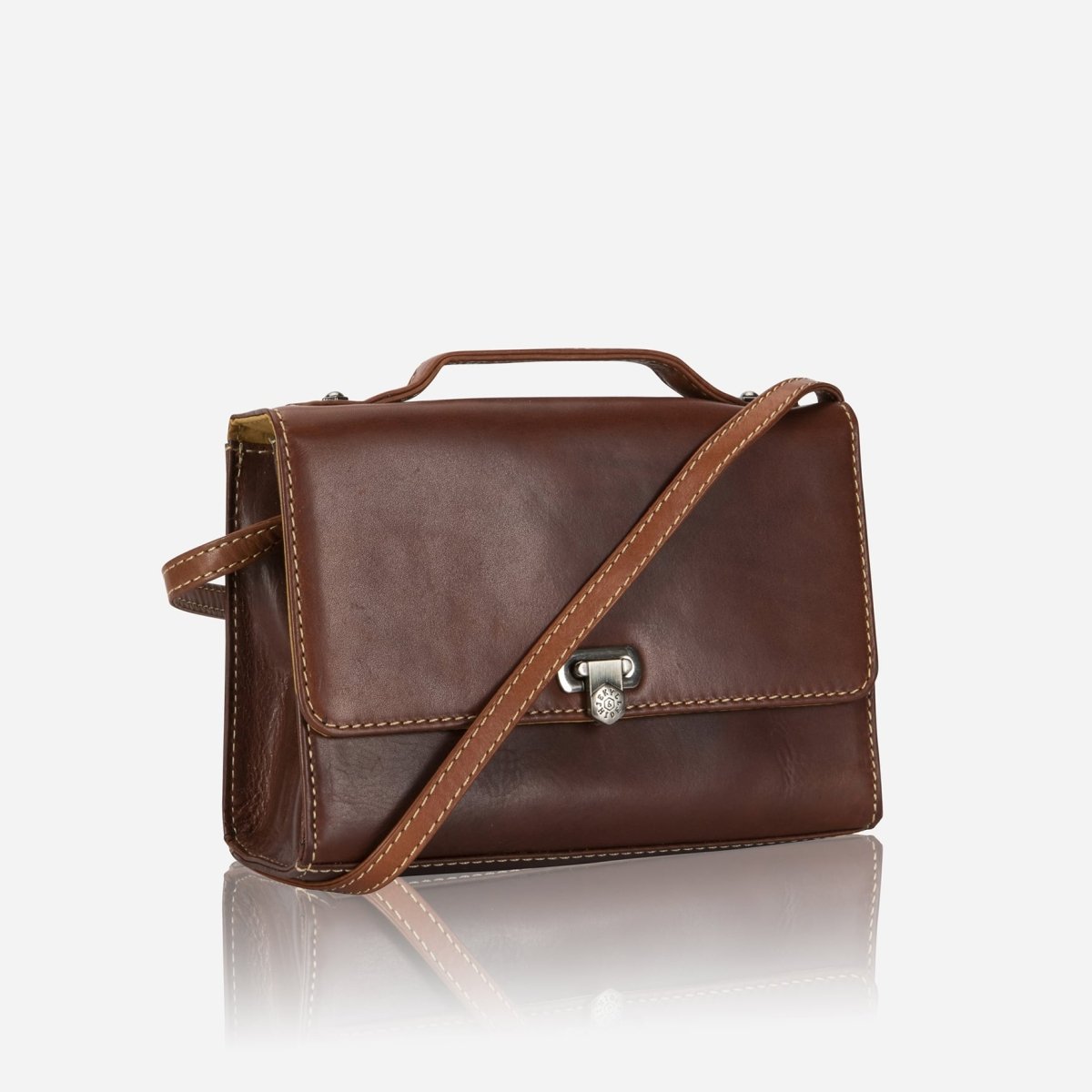 Oxford Ladies Crossbody, Two Tone